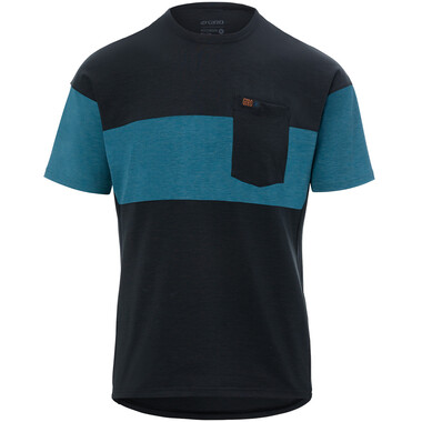GIRO RIDE Short-Sleeved Jersey Black/Blue 2023 0